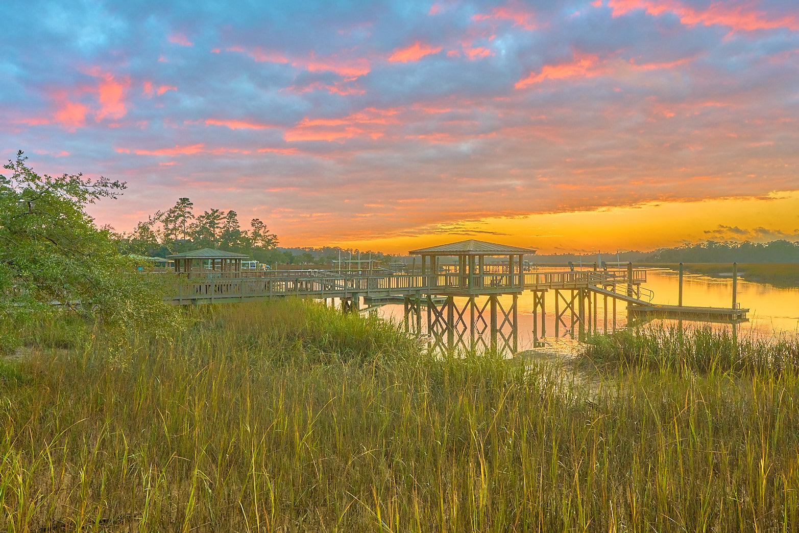 Sunset Over Riverpark