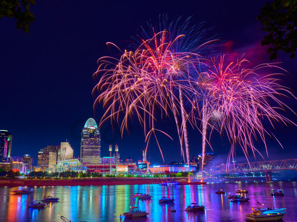 Fireworks Over Cincinnati